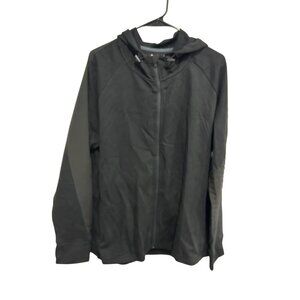 Avia NWT Black Soot Flex Tech Jacket With Full Zip  Adjustable Hood Sz 3XL